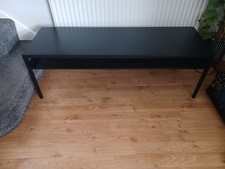 IKEA BLACK LONG COFFEE TABLE -