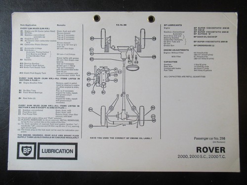 Rover 2000 - sc, bp