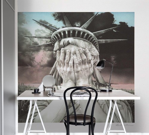 Graffiti statue liberty - graffiti,