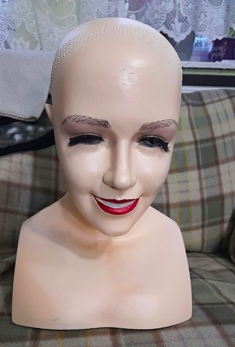 Female wig display - display, mannequin