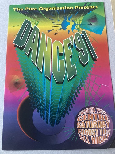 Rave flyer dance - rave, 91
