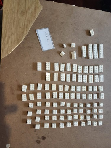 Lego parts white job lot - /,