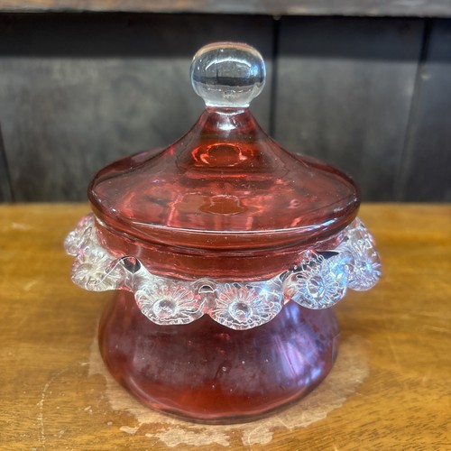 Victorian cranberry glass - cranberry,