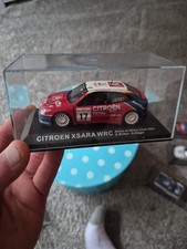 Model Rally Cars Display Diorama Ford, Citroen, Peugeot 206 Case