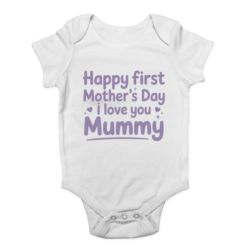 Happy first mother day - mother's,