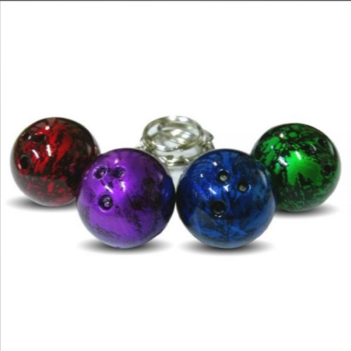 Bowling ball shaped - shaped, keyring