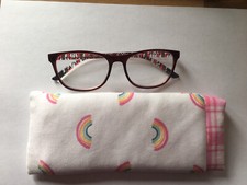 Rainbow Gay NHS Handmade Glasses Case Soft Spectacle Pouch sunglasses