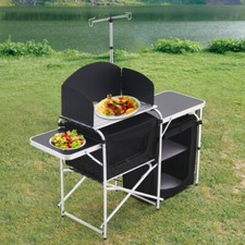 Black Outdoor Camping Cupboard