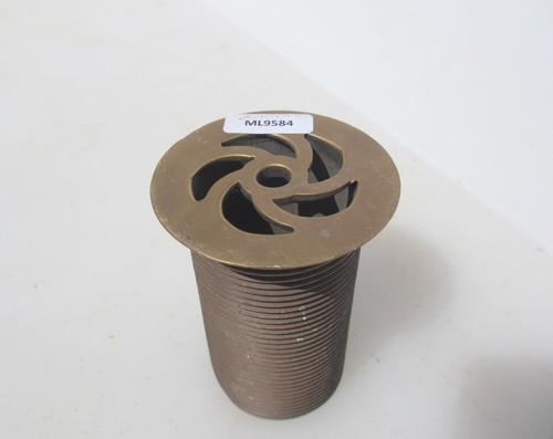 Victorian brass plug - plug, waste