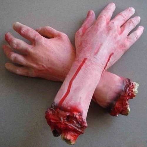Realistic hands terror - hands,