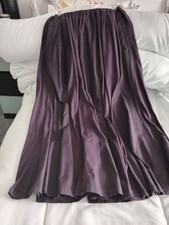 Yacco Maricard  Maxi Skirt. One Size.  Purple Cotton. Side pockets Exc condition