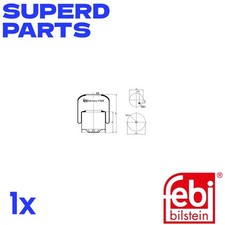 AIR SUSPENSION BELLOWS REAR