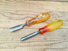 Vintage Marples Shatterproof Bevel Edge Chisels - 1/2” & 3/4”