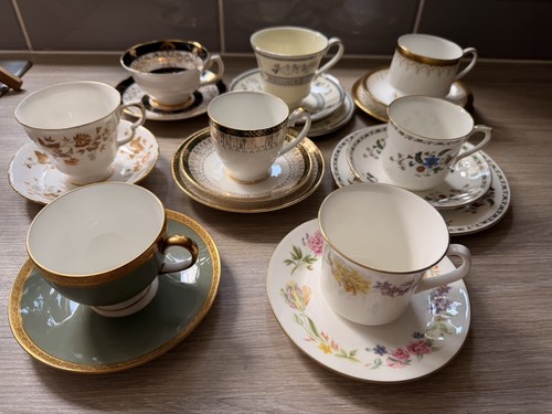 Vintage mismatched china - mismatched,