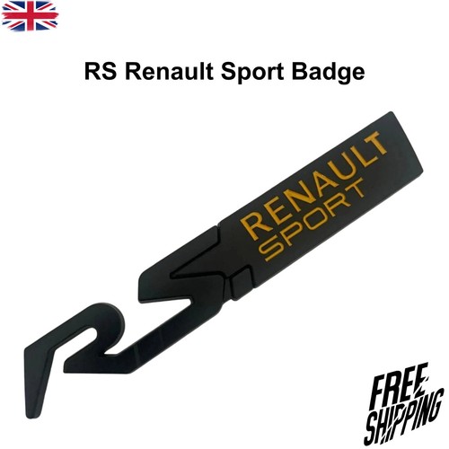Renault sport badge black - renault,