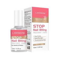 Stop Nail Biting Liquid Anti Nail Polish Stop Thumb Finger Sucking 15ml UK