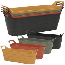 Herb Pots with Handles Plastic