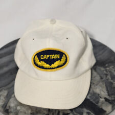 Captain Hat Adult Small White