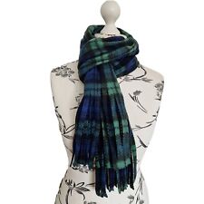 Black Watch Tartan Check Plaid Thick Warm Winter Fleece Scarf Shawl Xmas