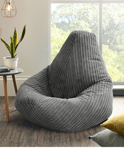Jumbo cord beanbag chair - jumbo, large