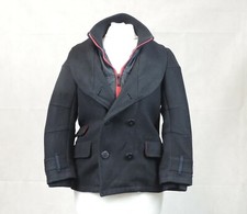 Ted Baker Black Wool Mix 2 In 1 Pea Coat 9 - 10 Years CR016 DD 17