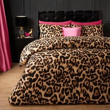 Leopard Duvet Cover Bedding Set Animal Quilt Soft Pillowcase Single Double King