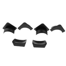 Replacement Pool Table Pocket Liners, Set of 6, Black