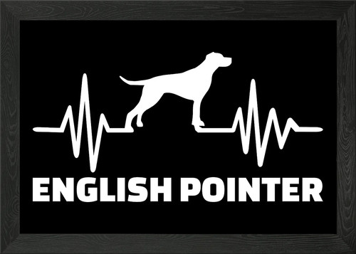 English pointer framed wall - pointer,