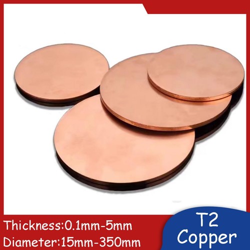 Copper round plates - copper,