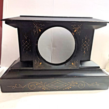 Antique Victorian Black Wood