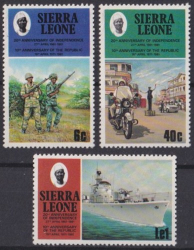Ex56238 sierra leone mnh - leone,