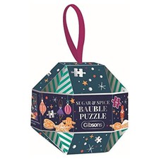 Gibsons Sugar & Spice Bauble 200-Pieces Jigsaw Puzzle Christmas Decoration New 