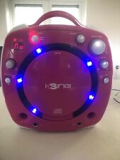 Ising Flashing Light Children’s Karaoke Cd Player With Microphone