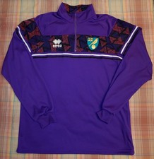 Norwich City FC 1/4 Zip Training Sweater - 2020/21 - Large - Matchday Kit