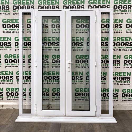 Upvc french doors with - with, side