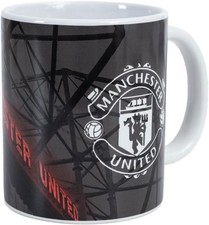 Manchester United FC Mug Old Trafford 11oz MUFC Coffee Gift Official Licensed