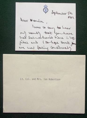 Antique hand signed card - antique,