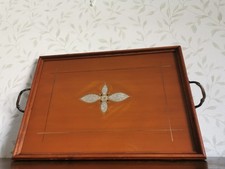 Vintage Oak Serving Tea Tray