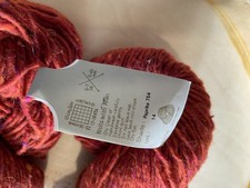 200g Lot Rowan Rowanspun Wool Yarn Paprika Tweed Shade 754 Vintage Rare