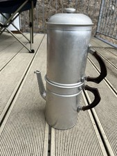 Original Vintage Italian, Stove Top, Flip Drip Aluminium Coffee Pot.  Rare Item.