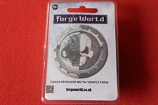 Games Workshop Warhammer 40k Forgeworld Chaos Renegade Militia Vehicle Crew New