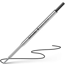 2 x Schneider Express 225M Black Ballpoint Refill Med (Paper Mate Compatible)