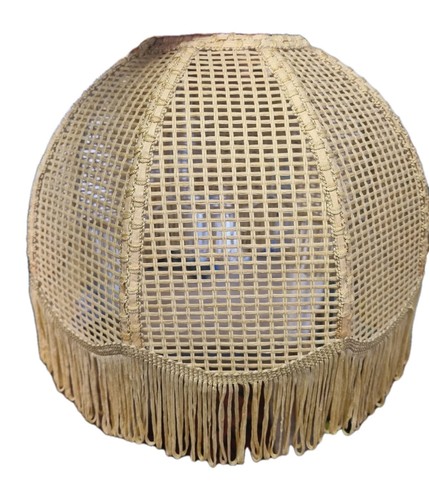 Vintage lamp shade - shade, wicker