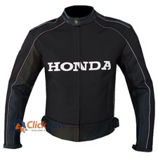BLACK HONDA MOTORCYCLE COWHIDE