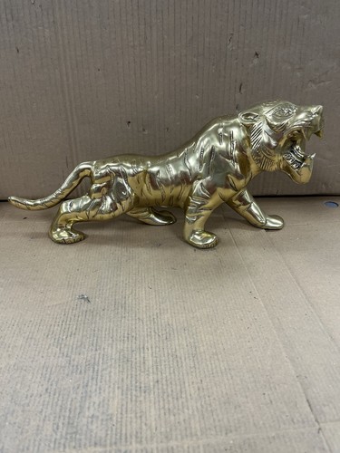 Vintage brass bengal tiger - vintage,