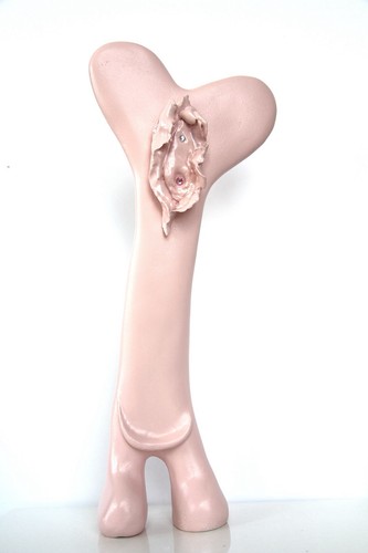 Pink erotic clay rhinestone - pink,