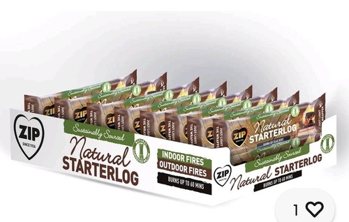 Zip natural starter logs - starter,