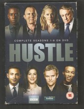 HUSTLE - COMPLETE SEASONS 1-8 - BBC - UK REGION 2 DVD (16-DISC BOX SET)