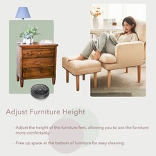 4x Mid Century Wooden