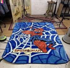 Massive Spiderman Throw 7ft X 5ft3 Quilt Marvel Spider-man Sofa Bedroom Blanket